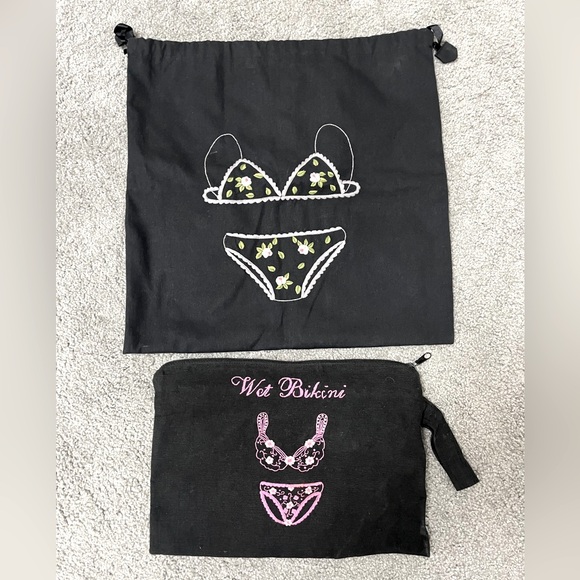 Garment / Lingerie travel bags - set of 2 - Picture 1 of 5